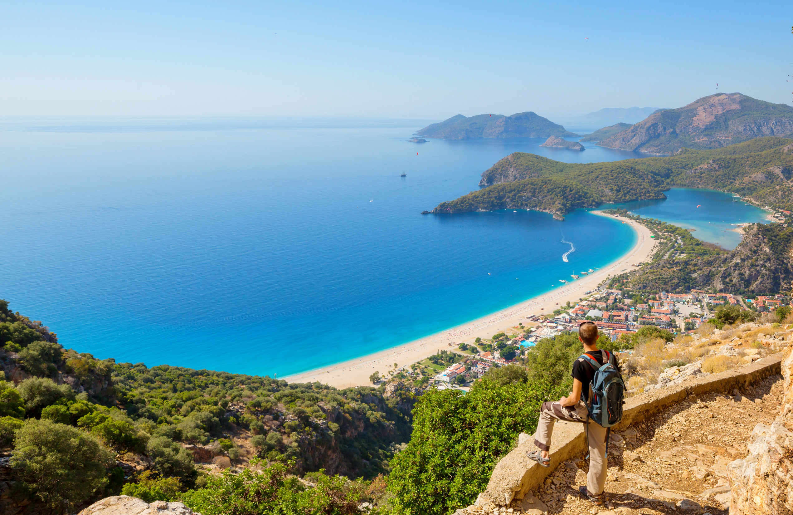 Beautiful nature landscapes in Turkey mountains Lycian Way is famous among hiker