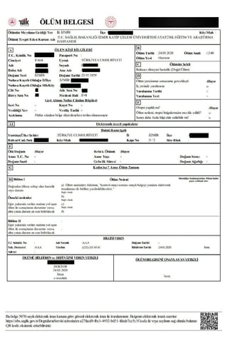 Death Certificate