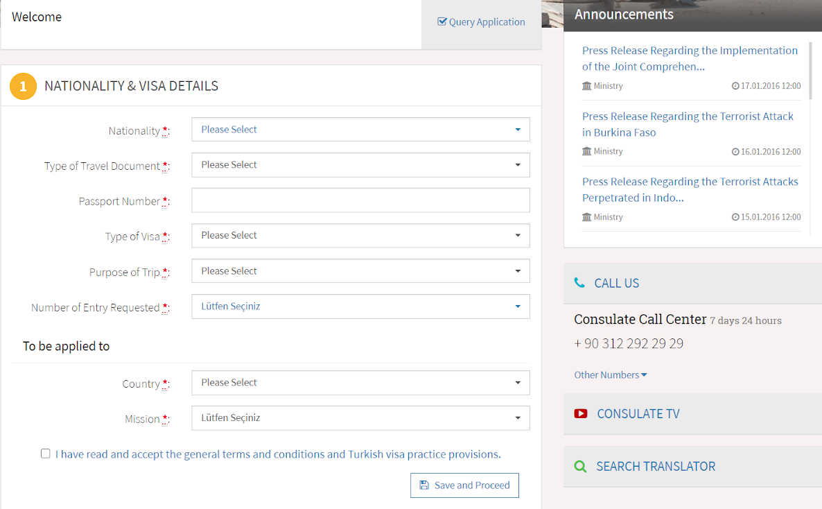 Nationality & Visa Details